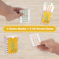 Extguds Mexican Train, Mini Dominoes Game:105 Cards+1 Instruction+1 Scoresheet,Double 12 And Double 9 Dominoes Set,2-10 Players,Dot Dominoes,Travel Dominoes