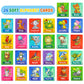 Dr.Rapeti Soft Alphabet Cards For Baby Infant Toddler Kids 26Pcs Abc Alphabet Cards 26 Letters Flash Cards With Storage Bag Washable Non-Toxic Early Learning Toy Baby Bath Toy
