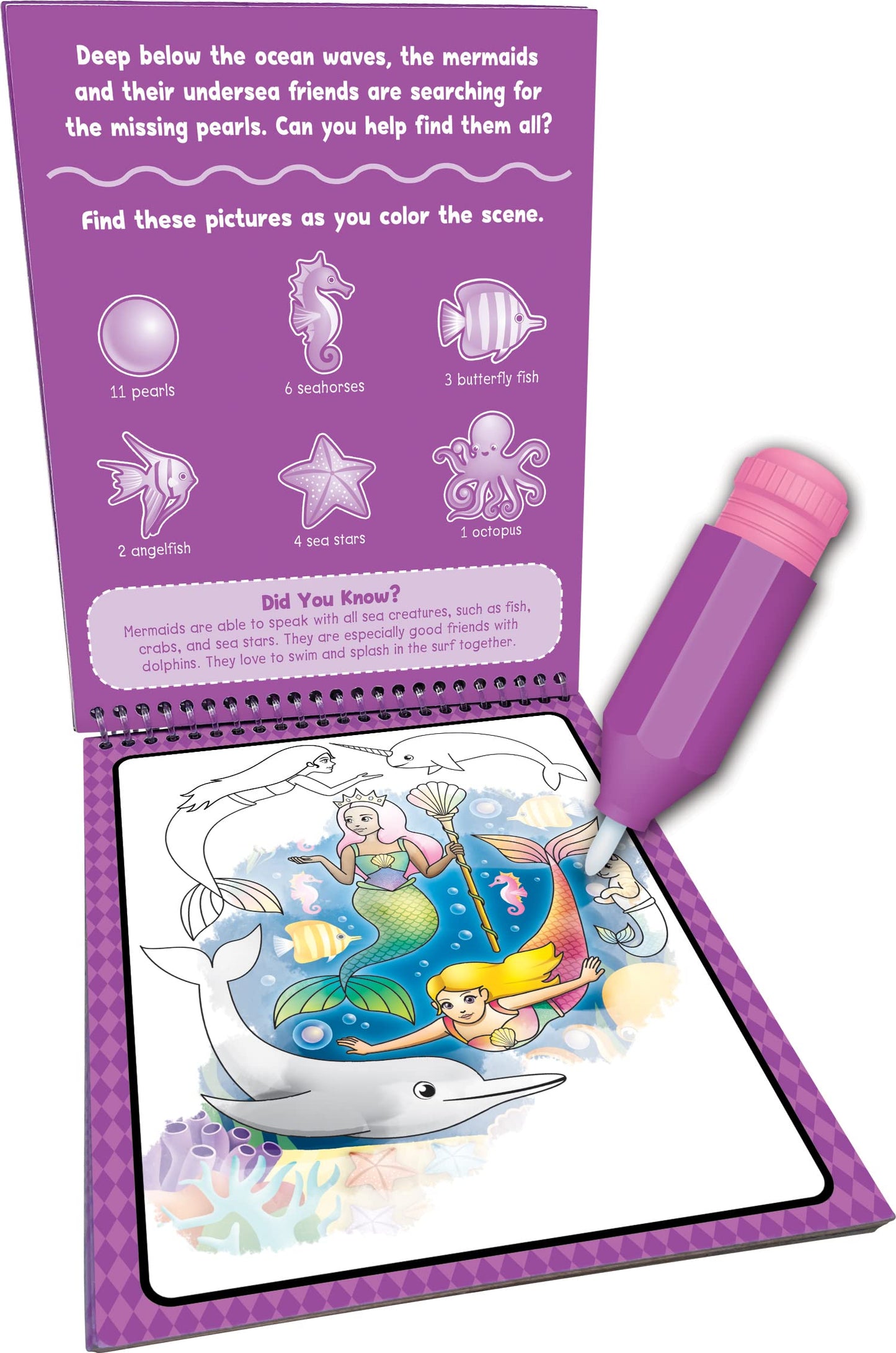Princesses, Mermaids & Fairies Water Reveal