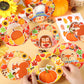 36 Sets Fall Animal Wreath Craft Kits DIY Autumn Scarecrow Pumpkins Paper Wreath Hanging Ornaments Make Your Own Thanksgiving Pa