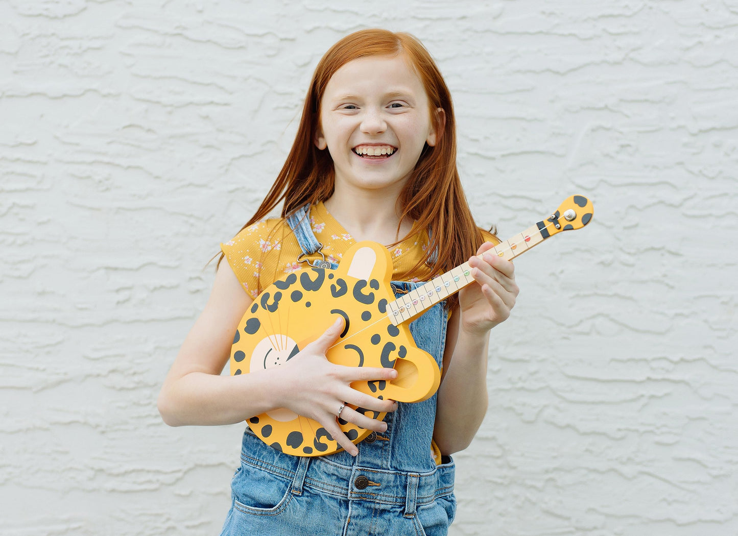 Tinkertar - Leopard Guitar - The Easiest Way To Start And Learn Guitar - 1 Stringed Toy Instrument For Kids Perfect Intro To Mus
