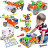 W Wise Block 164 Pcs Stem Toys, Educational Building Blocks Classroom Toys, Erector Set Building Toys For Kids Age 4-8 8-12, Toy