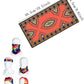 Inrajoper Boys Hippie Costume Kids Colorful African Dashiki T-Shirt Festival Boho 60'S 70'S Bohemian Outfits Orange 6-8 Years