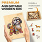 wudhank Wooden Jigsaw Puzzle, Shih Tzu Dog, 100pcs, Small, Unique Wood Shape Cut Puzzle, Best Gift for Puzzle Lovers