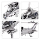 Piececool 3D Metal Puzzle Military Model Kits, 10 Helicopter Airplane Models Kits To Build For Teens Men Hobbies Toys Diy Brain Teaser Puzzles, Great Birthday Gifts, 122 Pcs