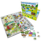 Briarpatch Busy Day Game - Richard Scarry's Early Reader, Cardboard, Multicolor, 2.5 x 15.5 x 10.5 inches, Model 06531