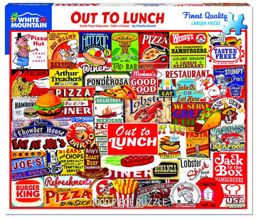 White Mountain Puzzles Out To Lunch, 1000 Pieces Jigsaw Puzzle