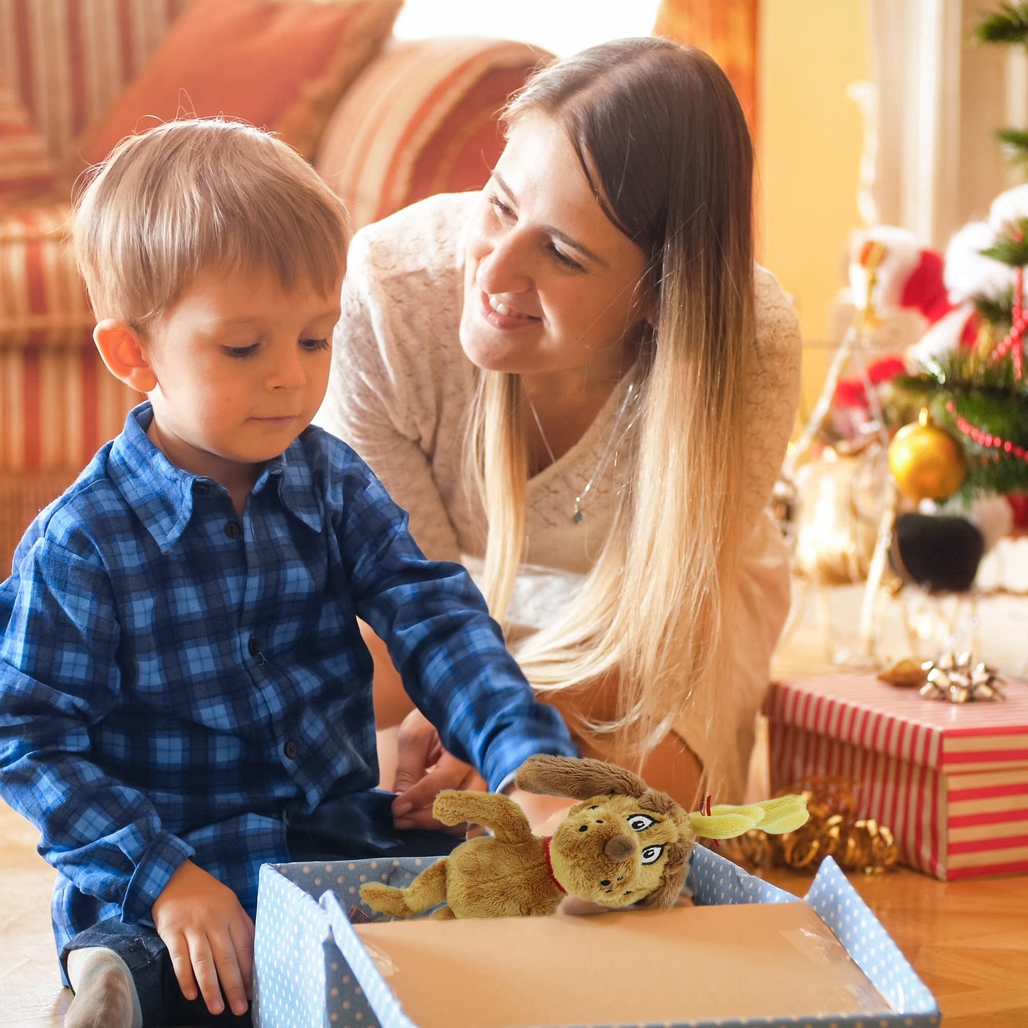 Christmas Plush Toy (Dog Plush -A)