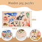 Wooderma Wooden Peg Puzzles For Toddlers 1 2 3 Years Old, 2 Pack Montessori Educational Learning Puzzles Set, Toddler Puzzles To