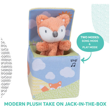 Baby Gund Fox In A Box, Animated Plush Activity Toy For Babies And Infants, Ages 0 And Up, Multicolor