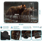 Rwutytiul Two Wolves Card Playmat 24 X 14 Inch With Tube Bag, Card Gameplay Playmat With Zones Commander Deck Board Mtg Rpg Ccg