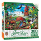 MasterPieces - 300 Piece Jigsaw Puzzle, Large EZ Grip Shapes, Quilt Country, Fun for Adults, Seniors, Family, Kids, Matte Finish