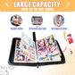 Card Binder 400 Pockets, Trading Card Binder With Sleeves, Baseball Card Binder, Trading Card Albums Sports Card Binder Collecti