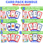The Fidget Game Flash Cards For Children Ages 3+ - Learning Tools For Letters, Numbers, Addition & Subtraction, Shapes & Telling Time. Preschool Kindergarten Flashcards