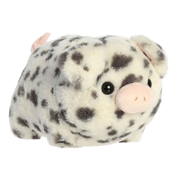 Aurora Adorable Spudsters Pierre Spotted Pig Stuffed Animal - Round Shape Makes For Comforting Cuddles For Kids All Ages And Ani