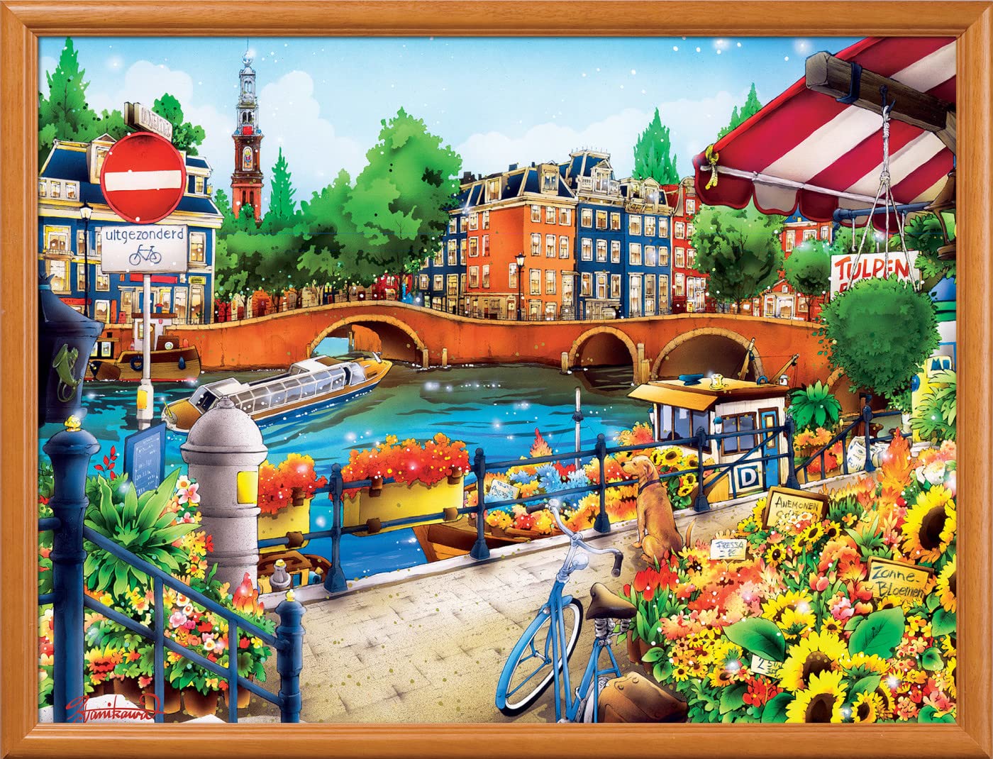 Masterpieces 550 Piece Jigsaw Puzzle For Adults, Family, Or Kids - New York Romance - 18''X24''