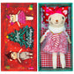LEVLOVS Mouse in a Box Toy Baby Registry Animal Doll (Christmas Mouse Girl)