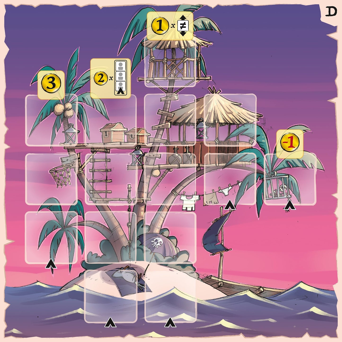 Playpunk: Captain Flip - Board Game, Play As A Pirate Captain, Recruit Crew, Collect Coins, Family-Friendly Pirate Theme, Ages 8