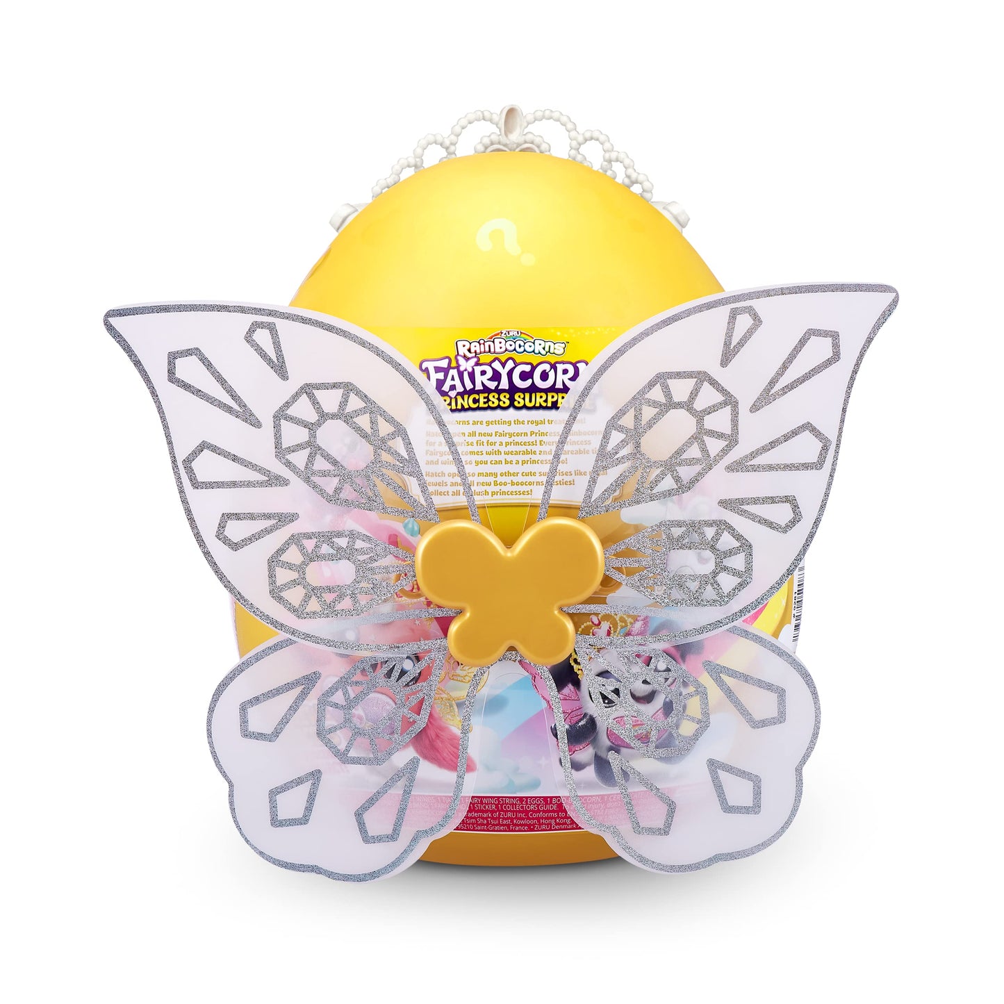 Rainbocorns 11" Fairycorn Princess Plush Stuffed Animal - Bear, Cotton, Series 2, Wearable Fairy Wings, Ages 3+