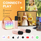 Yll Mini Karaoke Machine For Kids Adults: Portable Loud Speaker With 3 Wireless Microphones -Most Popular Birthday Party Gifts F