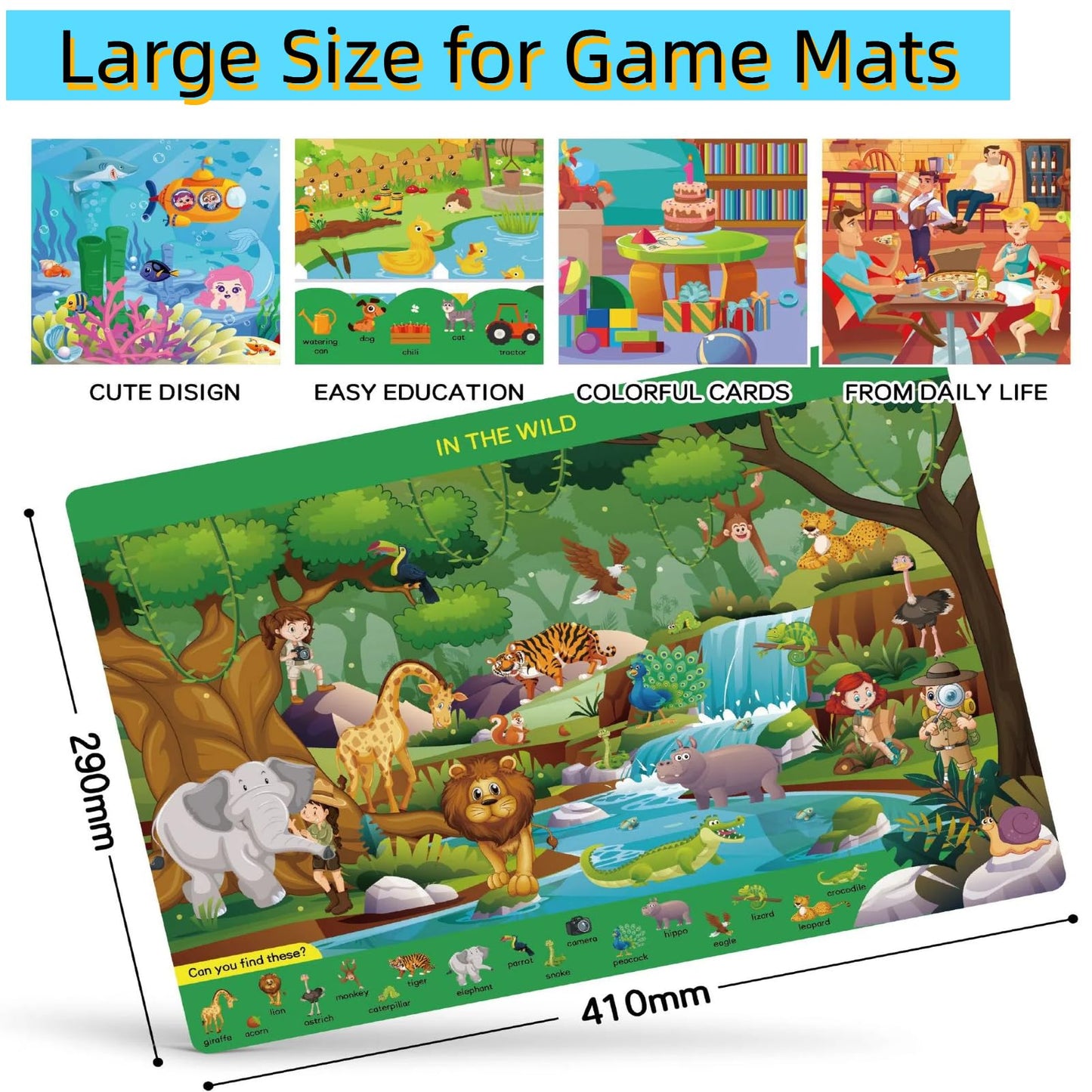 Search And Find Books For Kids 3-5 Busy Book For Toddlers Ages 3,4,5,6, Preschool Learning Activity- Seek And Find Busy Books Fo