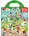 Benresive Reusable Sticker Book for Toddlers, Waterproof PVC, Multicolored, Insect Theme, Ages 1-4, Ideal for Travel and Crafts