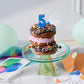Papyrus Number 6 Birthday Candle, Blue Stripes (1-Count)