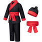 Dress Up Warrior Samurai Costume Boys Halloween For Kids 130Cm 6-7Yrs Black