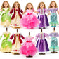 WONDOLL 18 Inch Doll Clothes and Accessories 5-Piece Princess Dress Up Set - Complete Outfits for 18 Inch Dolls - Perfect for Dress Up Play & Birthday Gifts (No Doll)