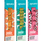 Apsara Zesta Scented Pencils | Tropical Orange, Candy & Peppermint 3 Unique Fragrances | Eraser Attached & Pencil Cap Included, 