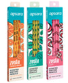 Apsara Zesta Scented Pencils | Tropical Orange, Candy & Peppermint 3 Unique Fragrances | Eraser Attached & Pencil Cap Included, 
