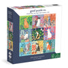 Galison Good Puzzle Co. Cats and Flowers Puzzle - Cardboard, 1 EA, Model 616430291194
