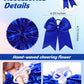 Woohand Halloween Girls Cheerleading Uniforms 8-9 Cute Cheer Uniform Outfit Girl Blue Cheerleader Costume With Accessories Athle