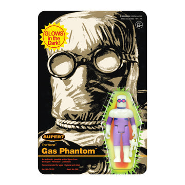Super7 The Worst Killer Gas Phantom (Monster Glow) - 3.75'' The Worst Action Figure Collectibles And Retro Toys