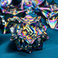 ARUOHHA 7PCS Metal D&D Dice Set with Gift Box, DND Leaf Role Playing Games Dungeons and Dragons Polyhedral Dice D+D Handmade RPG