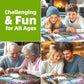 1000 Piece Puzzles For Adults Clearance, Paris Springtime Tea & Cat Scene Puzzle For Adults, Impossible Challenge Art Jigsaw Puz