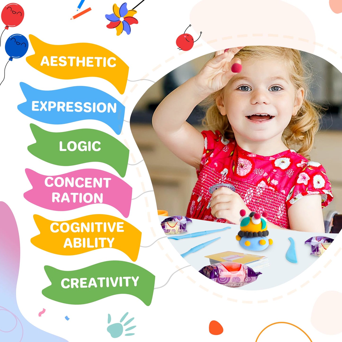 Air Dry Clay 66 Colors, Modeling Clay For Kids, Diy Model Magic Clay, Molding Clay Kit With Sculpting Tools, Non-Sticky Soft And