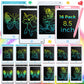 Epakh 16 PCS LCD Writing Tablet for Kids - 8.5 Inch Reusable Writing Board Drawing Doodle Pad Gift for Girl & Boy, Toddlers, Bac