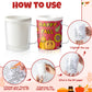 Thanksgiving Color Your Own Mugs for Kids-12Pcs Fall Bulk 8oz Personalized Coffee Mugs with 36Pcs Insert Paper Autumn Pumpkin Tu