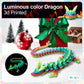 Meet Gladness 30 In 3D Printed Dragon, 30Inch Dragon,3D Dragon Toy,Large Dragon Present,Ariculated Crystal Dragon(Luminous Rainb