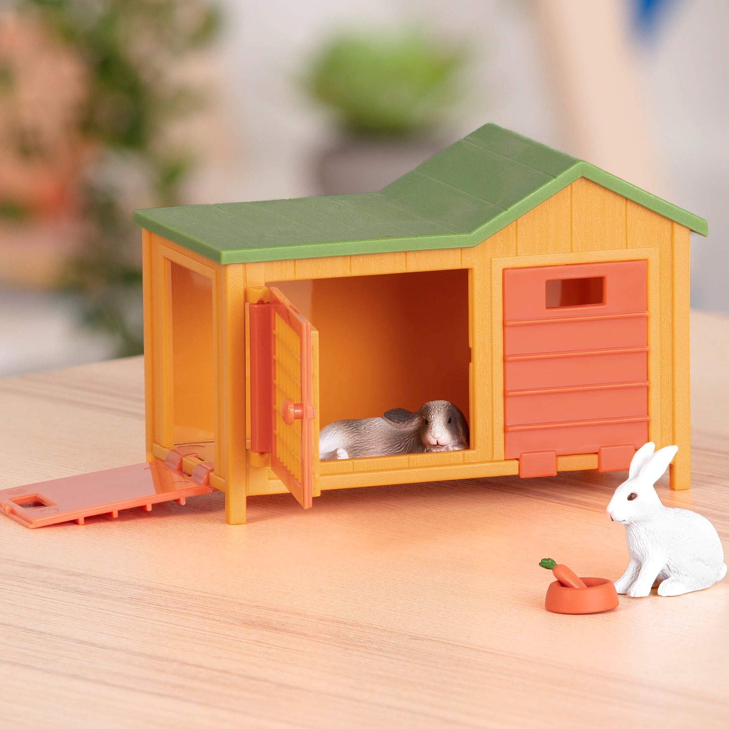 Terra By Battat – Bunny Toy – Toy Bunny – Toy Rabbit – Rabbit Figurine – Bunny House – Bunny Hutch