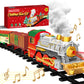 Christmas Train Sets For Around The Tree With Lights, And Sounds - Christmas Toy Holiday Train Around Christmas Tree W/Large Tracks, Electric Train Set For Kids Ages 4-8