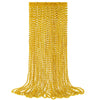 YAXINRUI 24 PCS Gold Mardi Gras Beads, Gold Bead Necklaces, Christmas Bead Necklaces, 33 Inch Round Beaded Necklaces for Mardi G