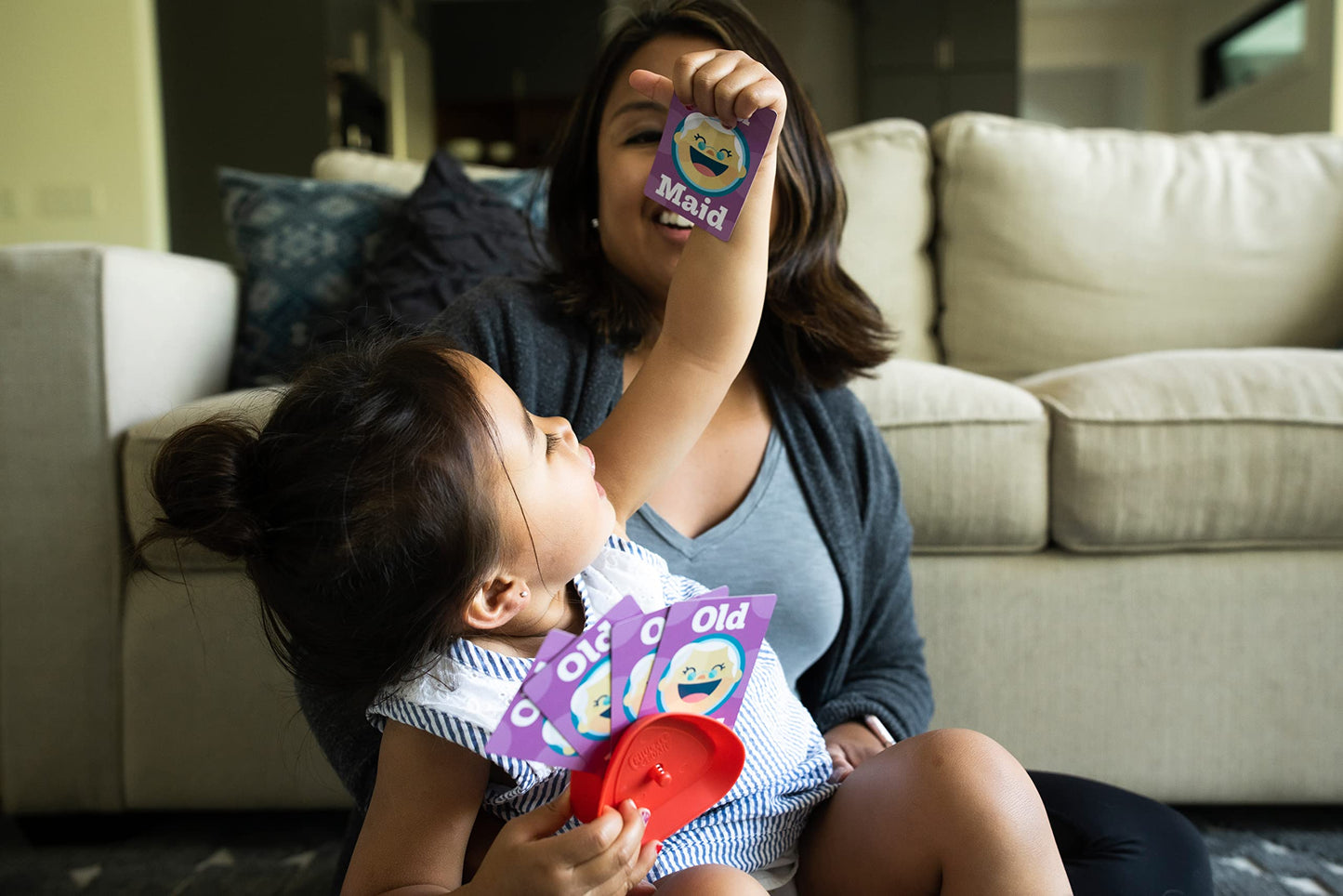 Chuckle & Roar - Classic Card Games 4Pk - Ages 4 And Up - Family Game Night - Old Maid, Crazy 8S, Spoons, Matching
