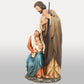 BC BUILDCLASSIC Holy Family Statue, 6" Renaissance Resin Figurine for Christmas Home Decor, Nativity Scene Collectible