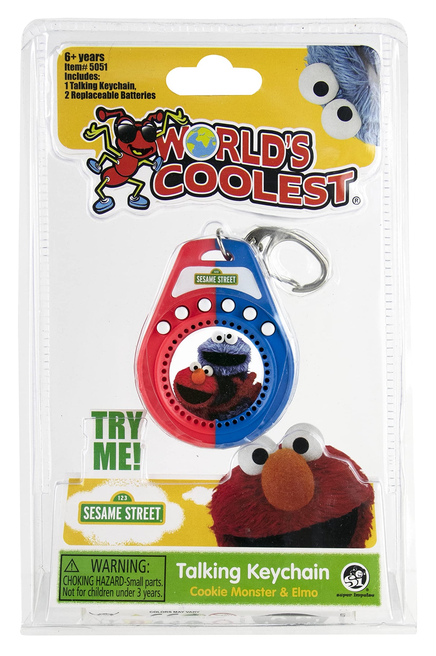 Worlds Coolest Sesame Street Talking Keychain