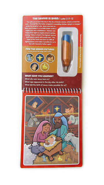 Kangatoys Water Reveal Coloring Scripture Book For Kids Ages 3+. New Testament Bible Stories: Preschool, Elementary, Primary, Ch