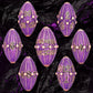 ARUOHHA DND Metal Dice Copper Purple Dragon Egg Dice with Rotating Dragon Egg Shell, Dungeons and Dragons Role Playing Game RPG