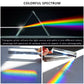 Qfkris 2 Pack 6Inch K9 Crystal Optical Glass Triangular Prism Clear Triple Prism For Photography Effects Physics Teaching Light Spectrum Optics Kits,Clear