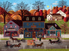 Buffalo Games 1000 Piece Jigsaw Puzzle - Charles Wysocki Valley Farm Street - Multicolor - Finished Size 26.75 x 19.75